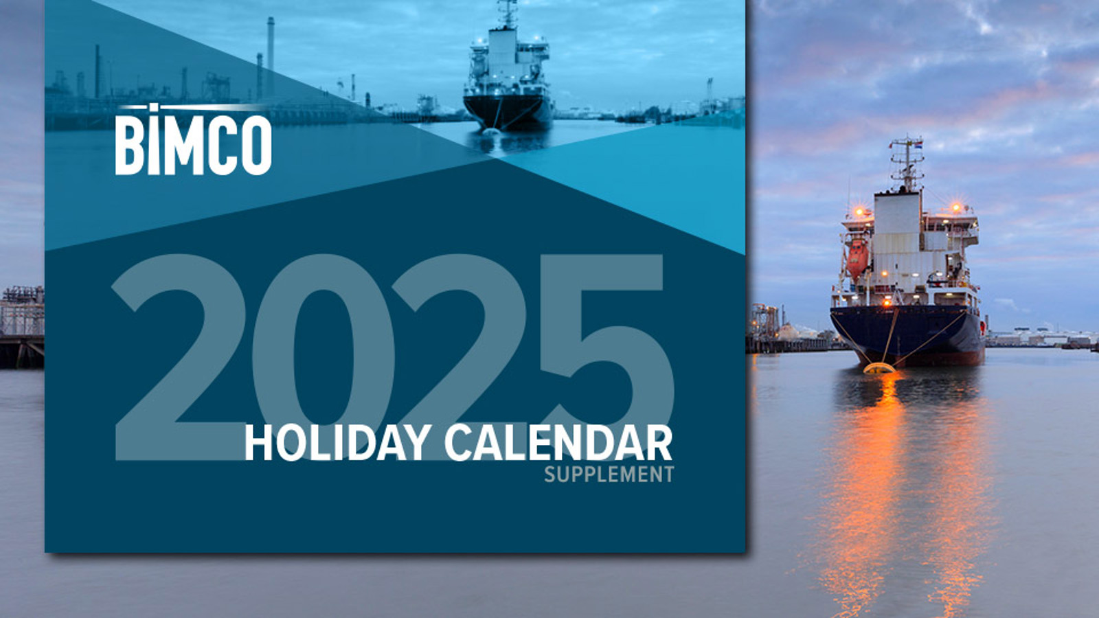 Front cover of the BIMCO Holiday Calendar Supplement